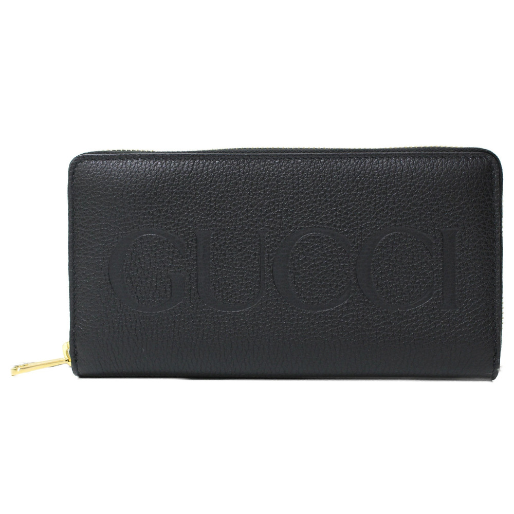 UnWith BagGUCCI Zip Around Wallet Long Leather Black